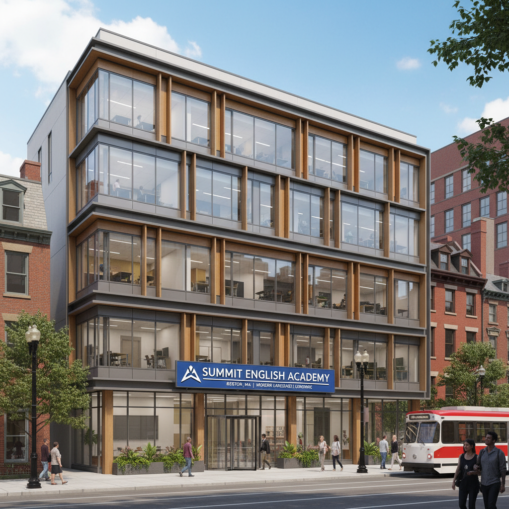 Здание Summit English Academy в Бостоне